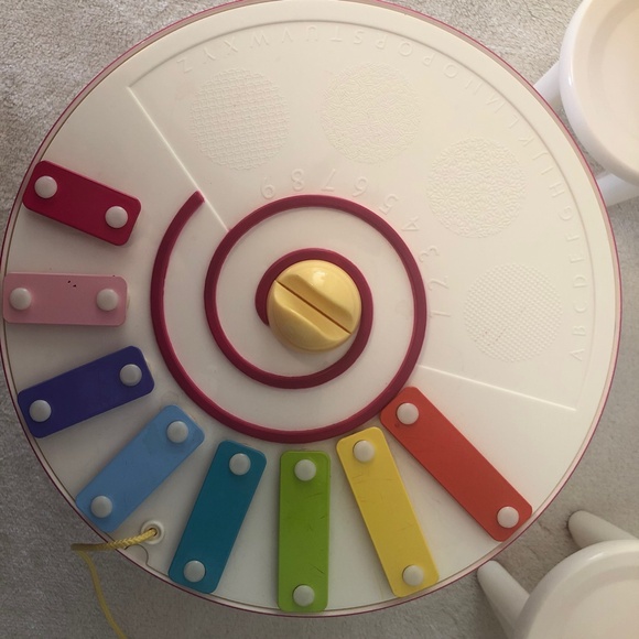 AMERICAN GIRL BITTY TWINS BITTY BABY Art & Music Play Table **Retired** - Picture 3 of 10